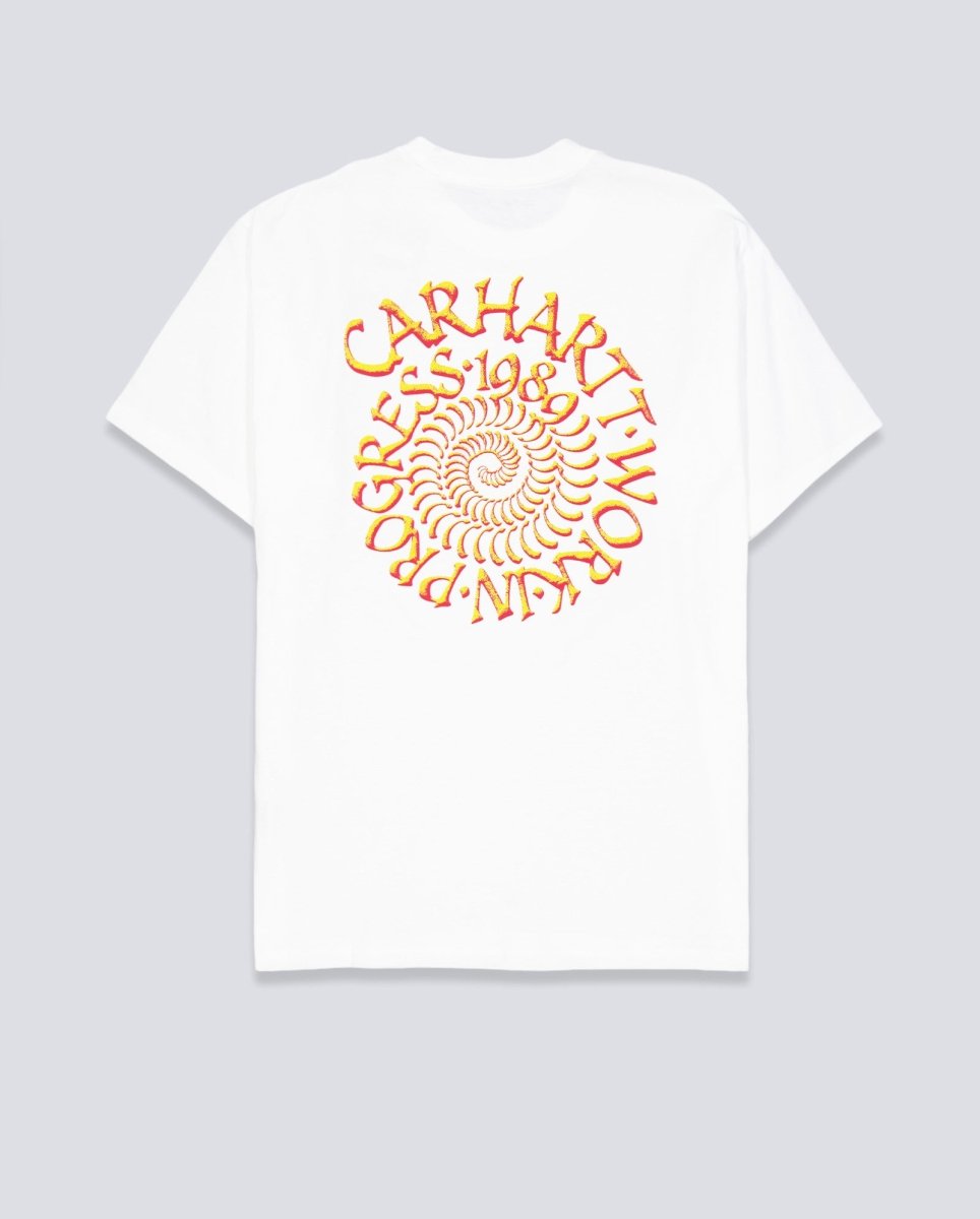 Camiseta Carhart Wip Spirals T-Shirt Blanco Unisex