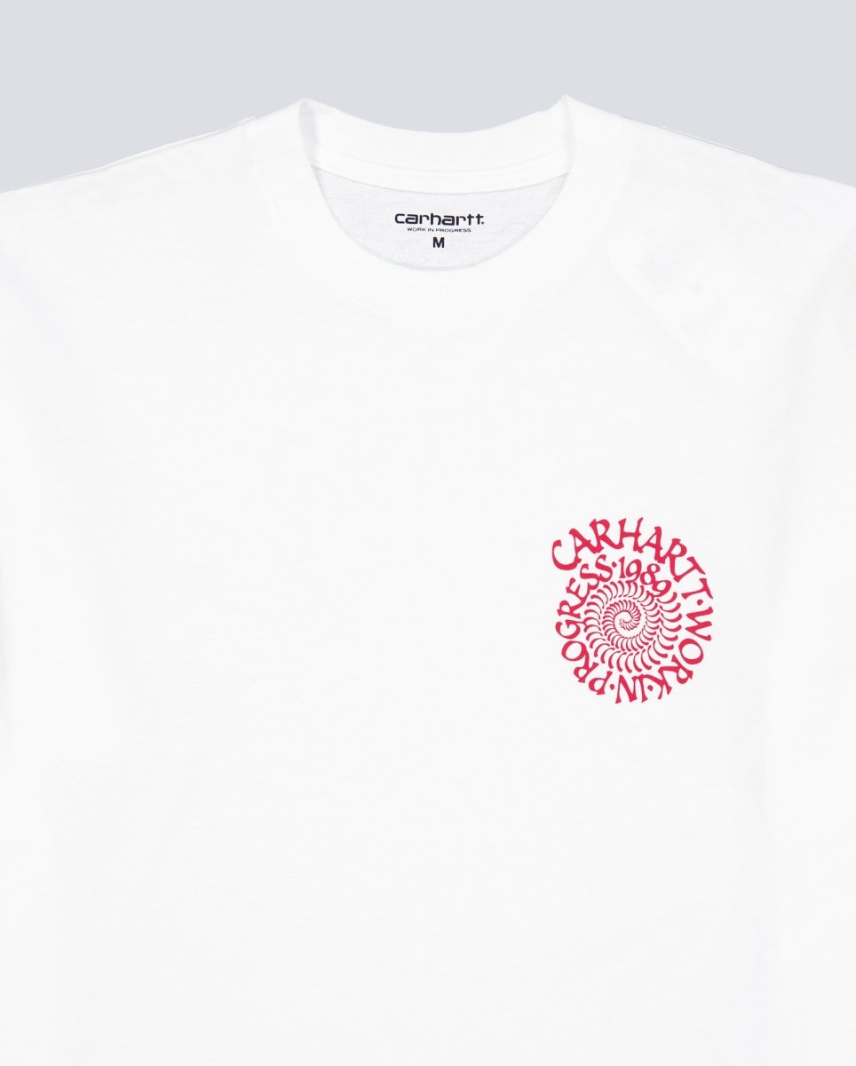 Camiseta Carhart Wip Spirals T-Shirt Blanco Unisex