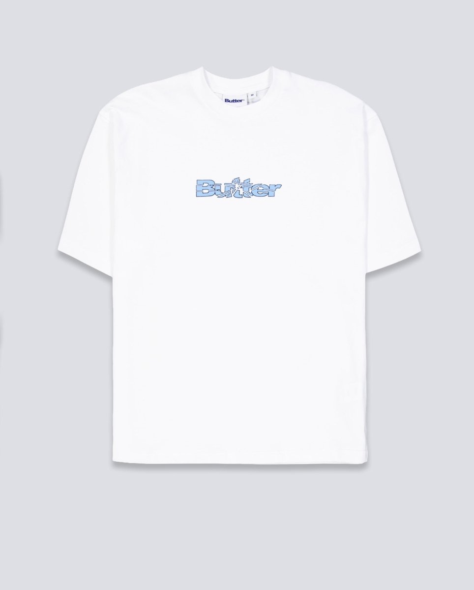 Camiseta Butter Goods Smasehd Logo Blanca Unisex