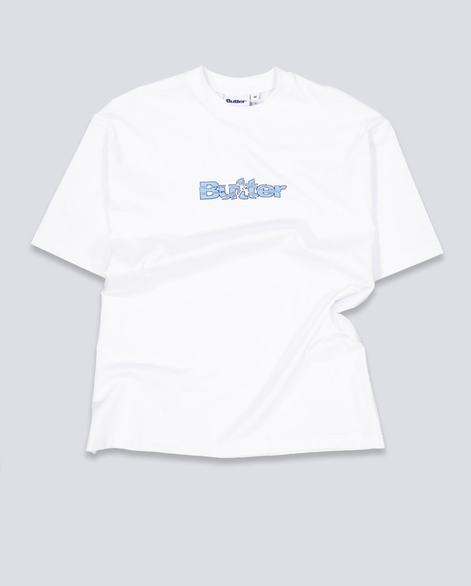 Camiseta Butter Goods Smasehd Logo Blanca Unisex