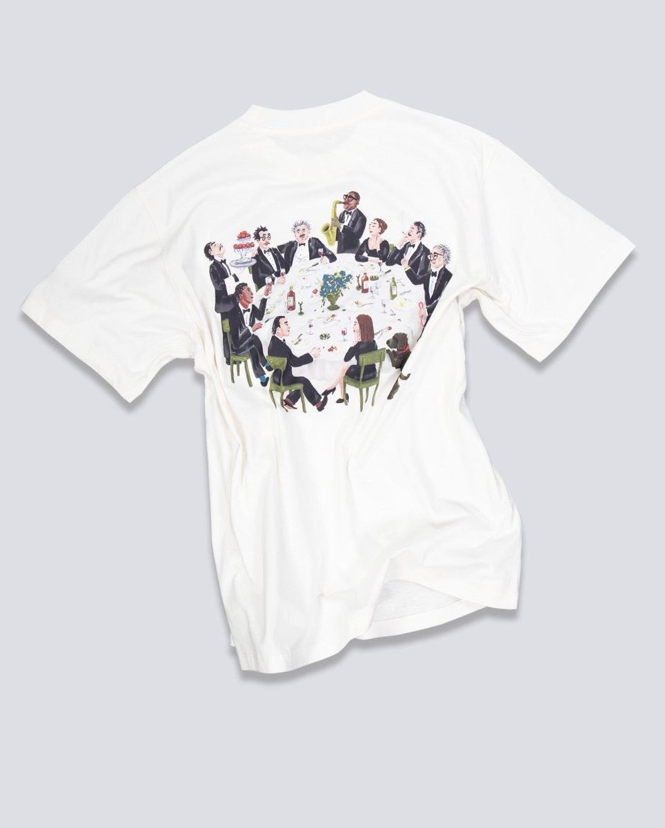Camiseta Edmmond Studios Jazz Sessions Blanco Unisex