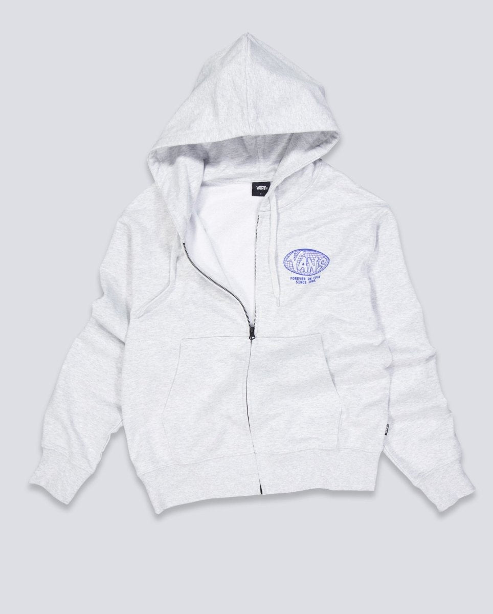 Sudadera con Capucha Vans World Tour Loose Gris Unisex