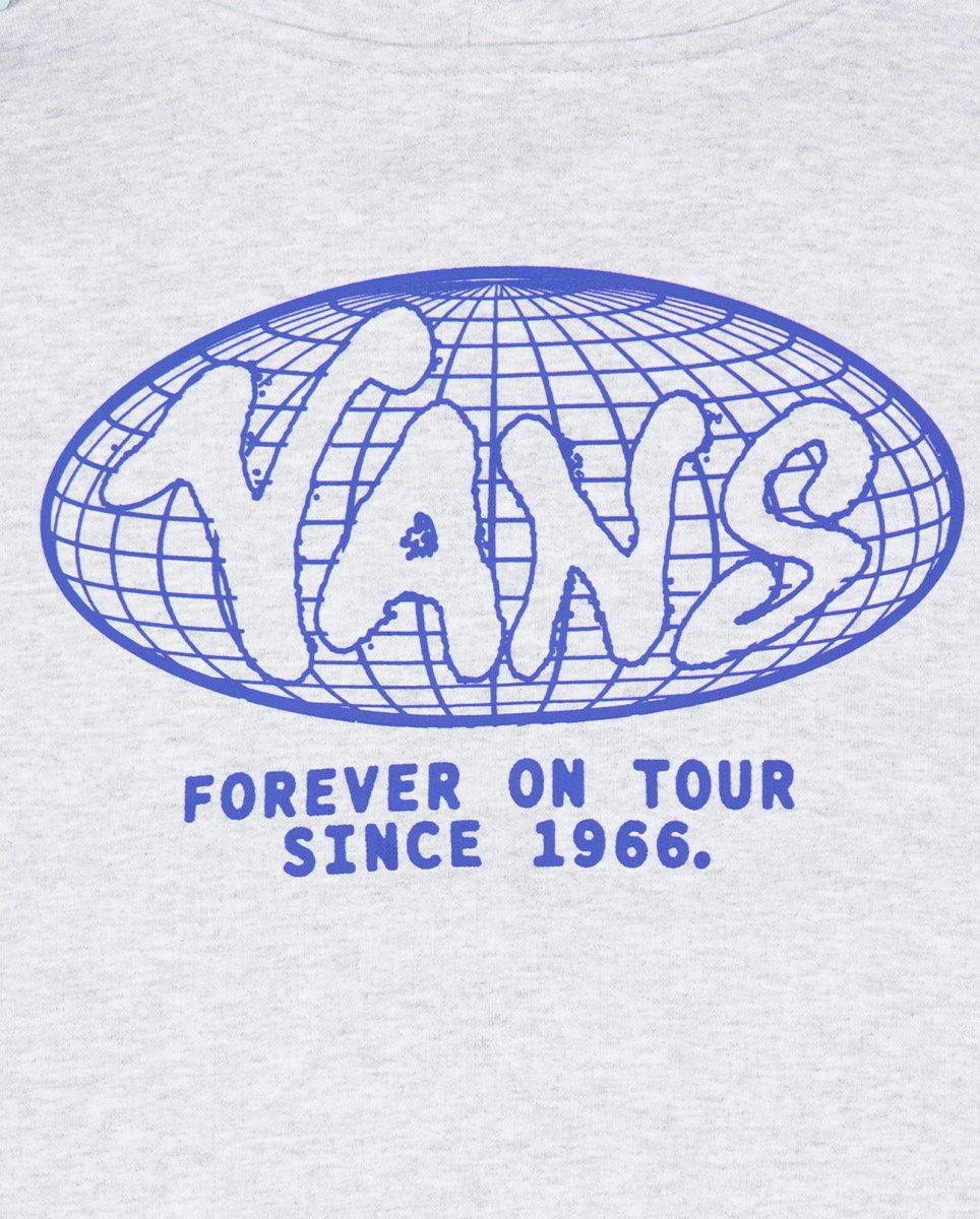 Sudadera con Capucha Vans World Tour Loose Gris Unisex