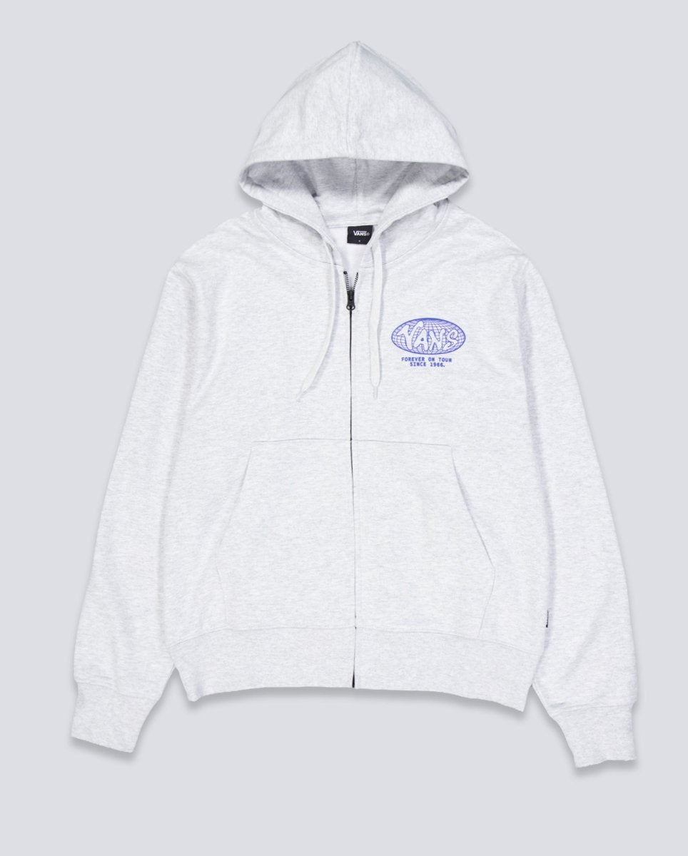 Sudadera con Capucha Vans World Tour Loose Gris Unisex