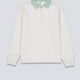 Polo Edmmond Studios Minilogo Zip Gris Unisex