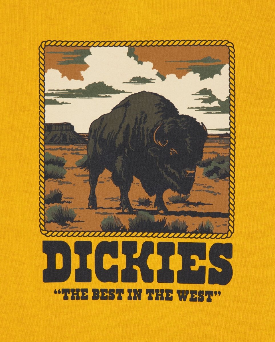 Camiseta Dickies Darrtown Amarillo Unisex