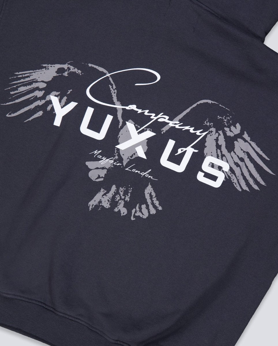 Sudadera Yuxus Imperial Mayfair Hoodie Azul Unisex
