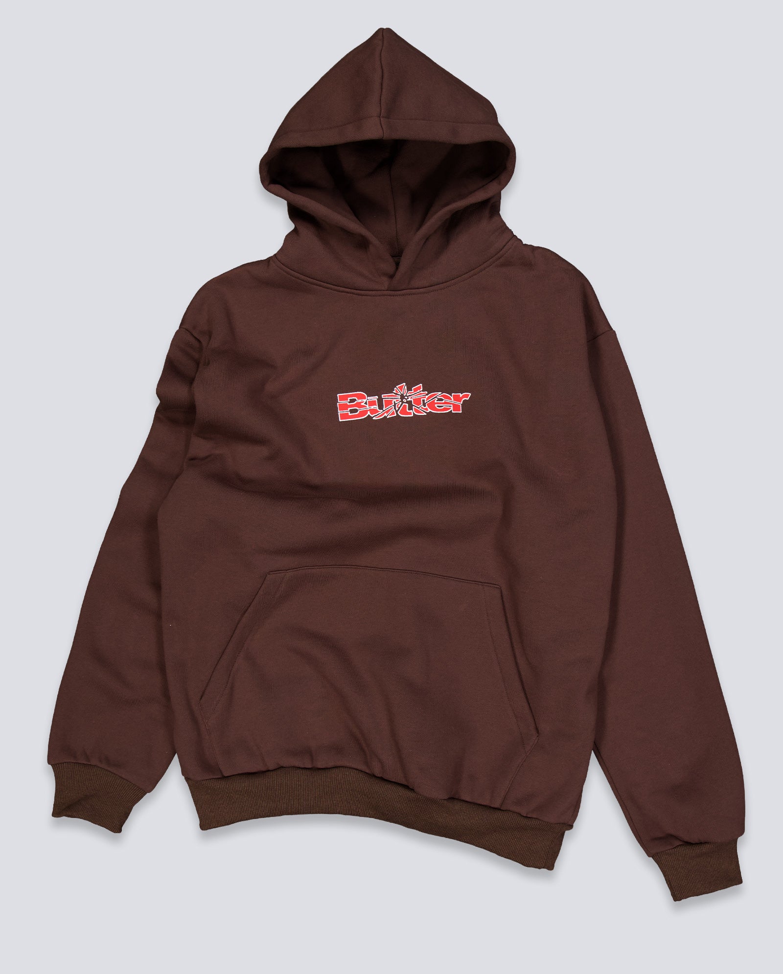Sudadera Butter Goods Smashed Logo Marrón Unisex