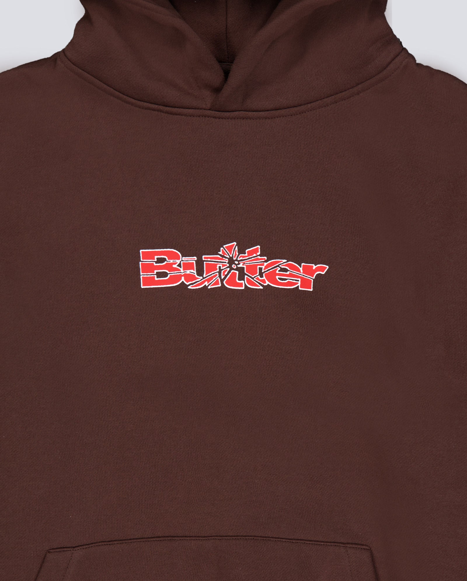 Sudadera Butter Goods Smashed Logo Marrón Unisex