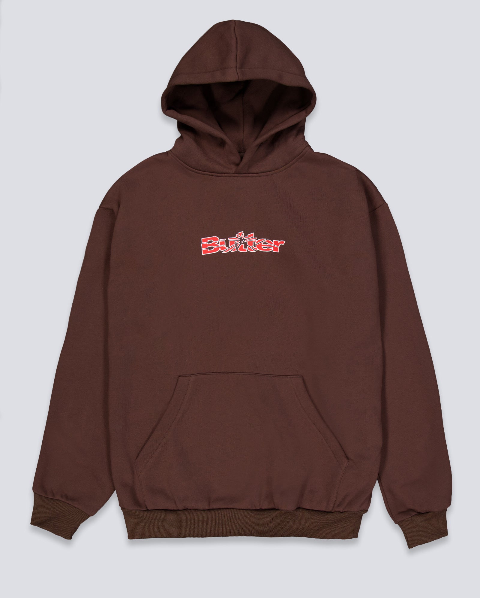 Sudadera Butter Goods Smashed Logo Marrón Unisex