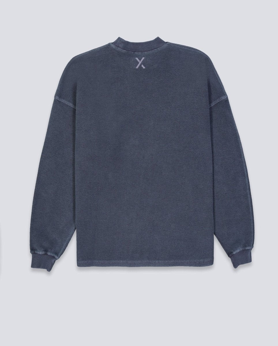 Sudadera Yuxus Cronos Reverse Azul Unisex