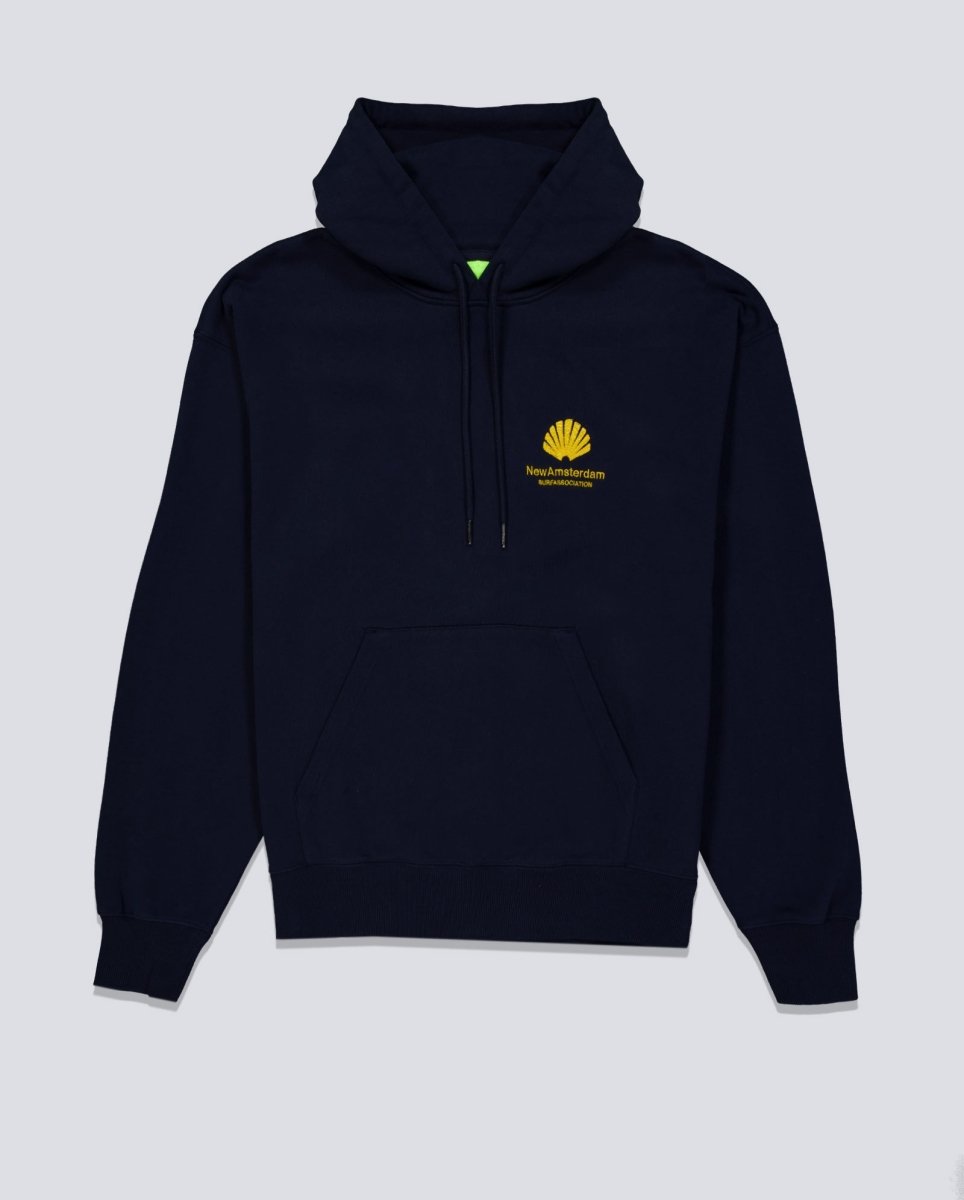 Sudadera New Amsterdam Surf Association Logo Hoodie Azul Unisex