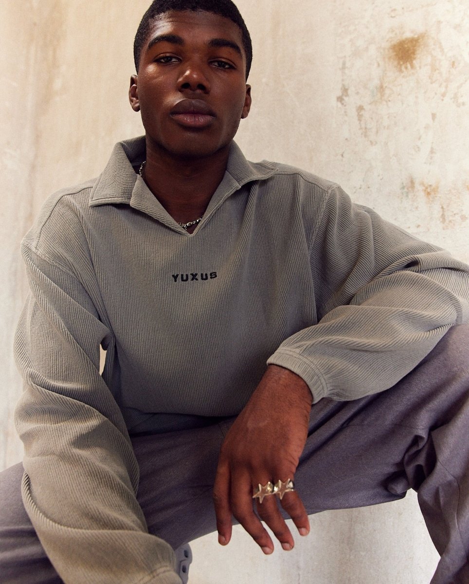 Polo Yuxus Coal Cronos Gris Unisex