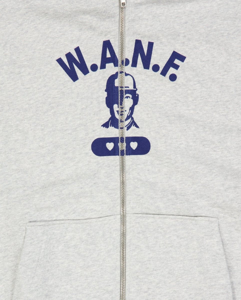 Chaqueta We Are Not Friends Boxy College Gris Unisex