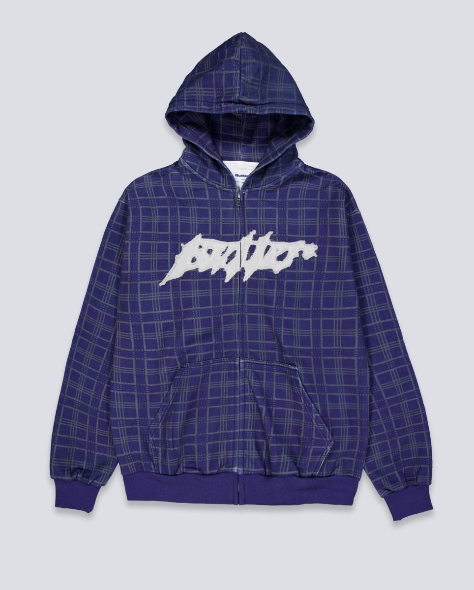 Chaqueta Butter Goods Amplify Zip-Thru Gris Unisex