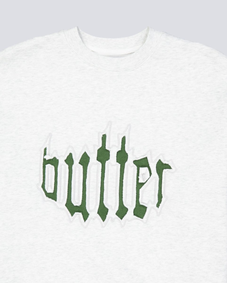 Sudadera Butter Goods Cut Out Applique Gris Unisex