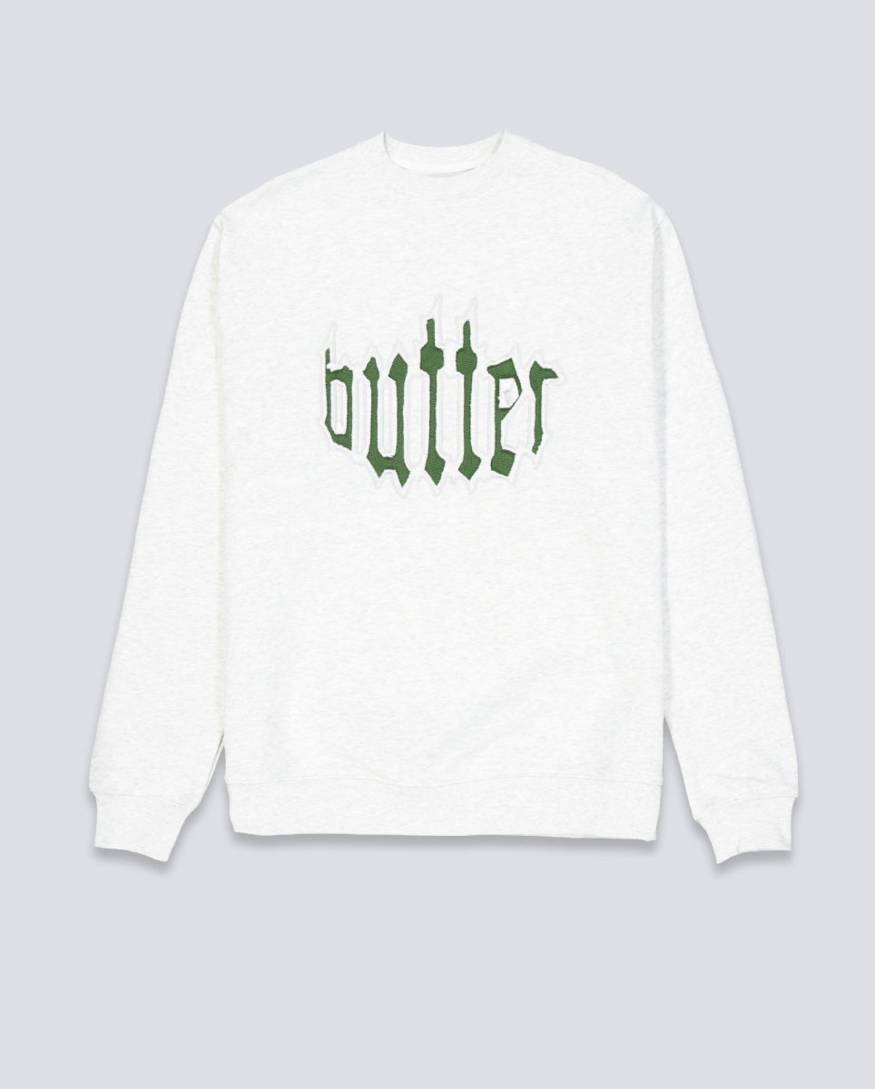 Sudadera Butter Goods Cut Out Applique Gris Unisex