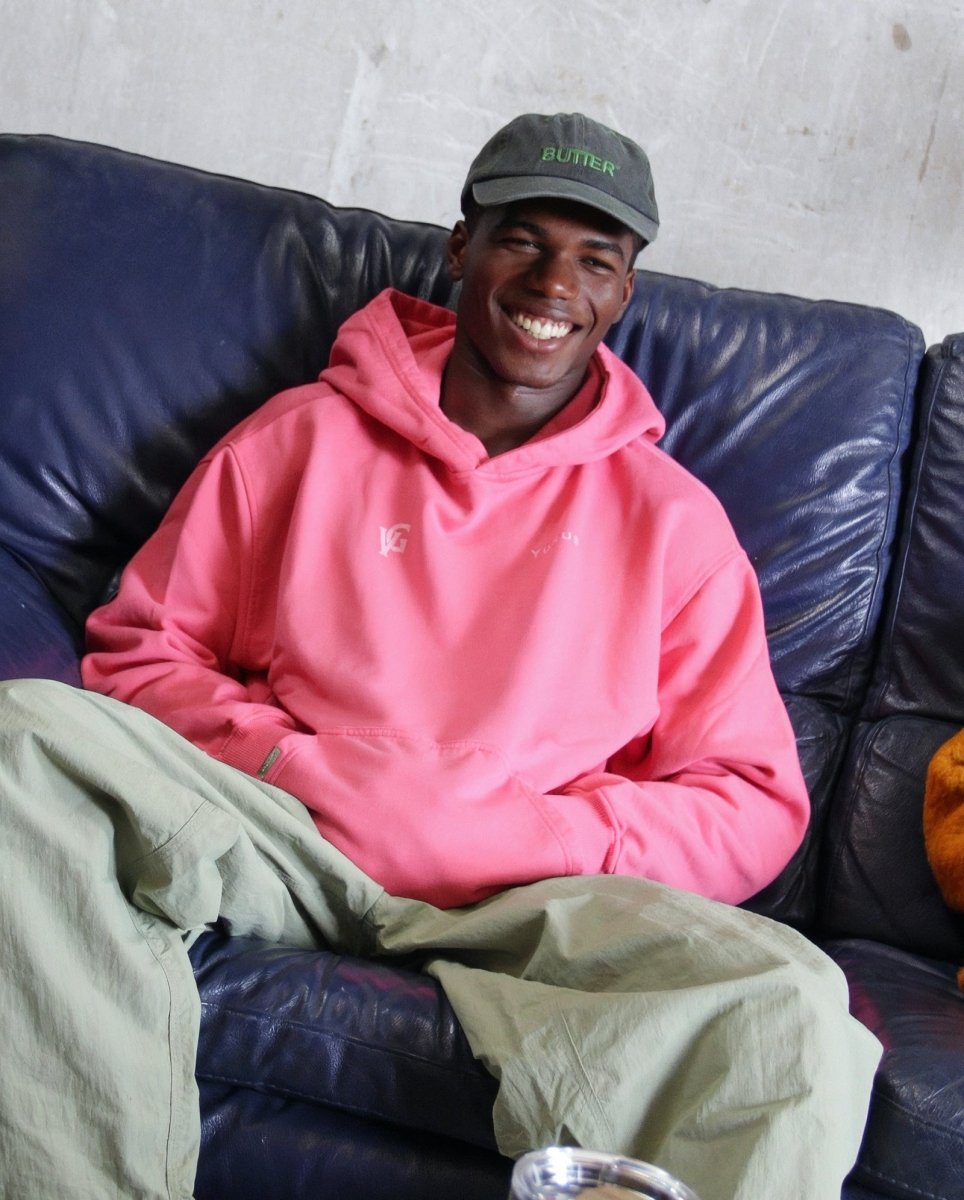 Sudadera Yuxus Magenta Vanguard Hoodie Rosa Unisex