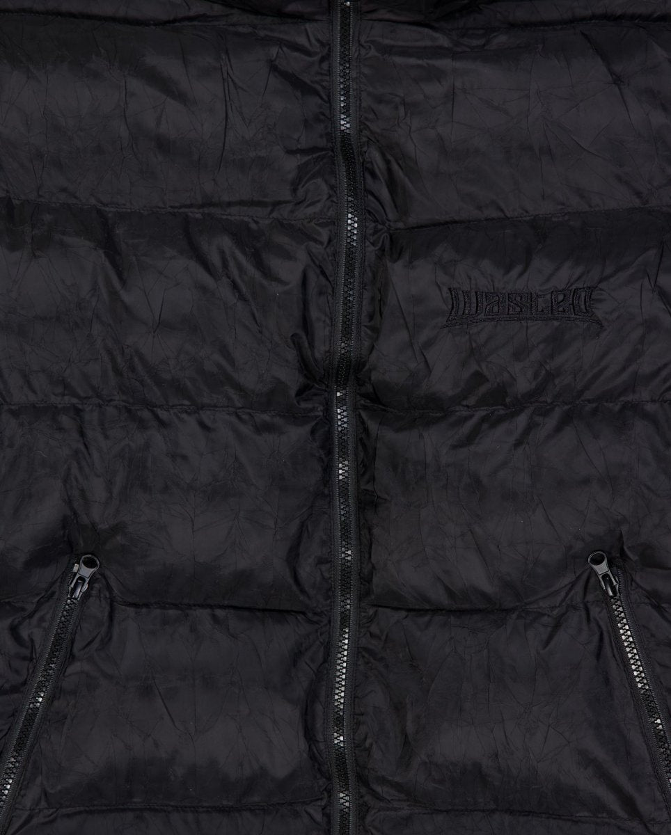 Chaqueta de Plumas Wasted Paris Elevation Negra Reversible Unisex