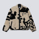 Chaqueta Polar Obey Shaggy Sherpa Negro Unisex