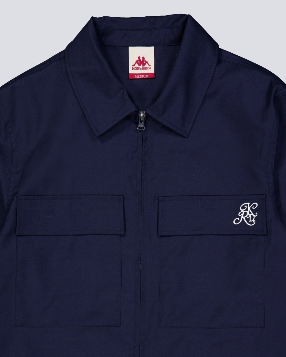 Sobrecamisa Kappa Robe Giovani Gridd Azul Hombre