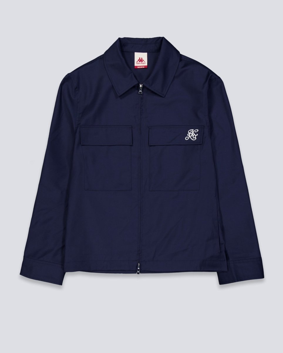 Sobrecamisa Kappa Robe Giovani Gridd Azul Hombre
