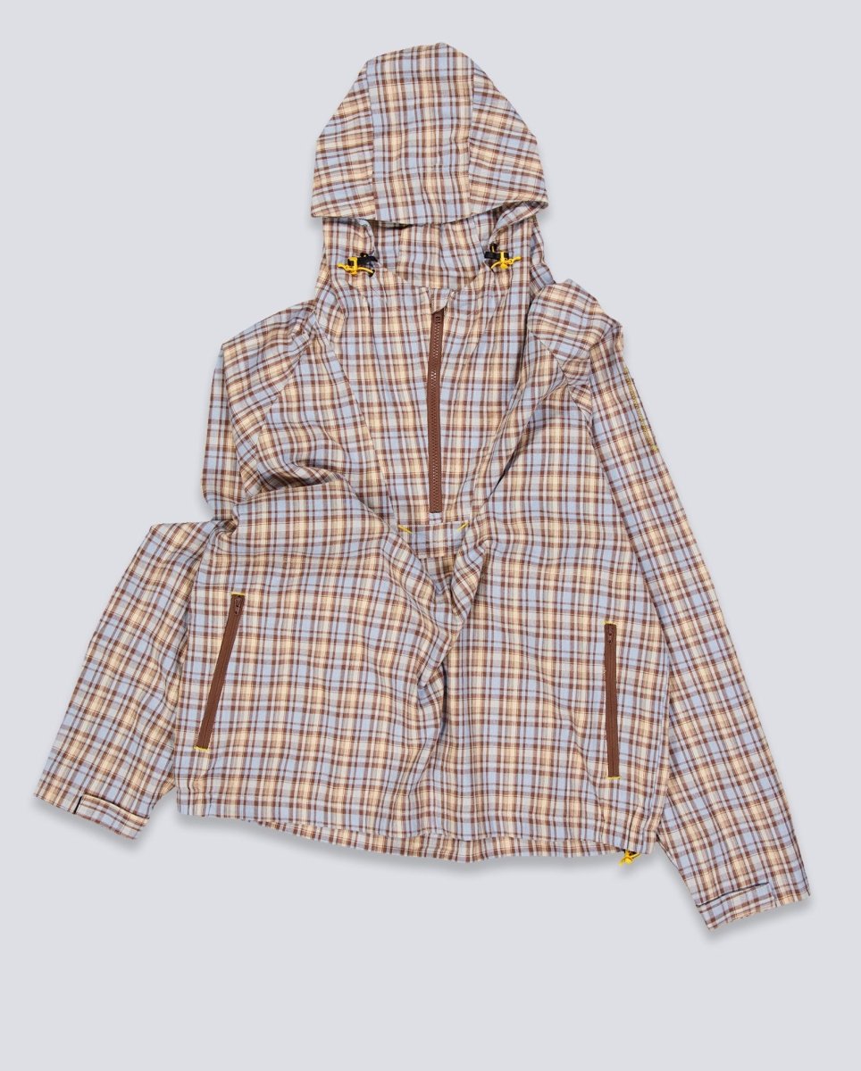Chaqueta Butter Goods Plaid Equipment Beige Unisex