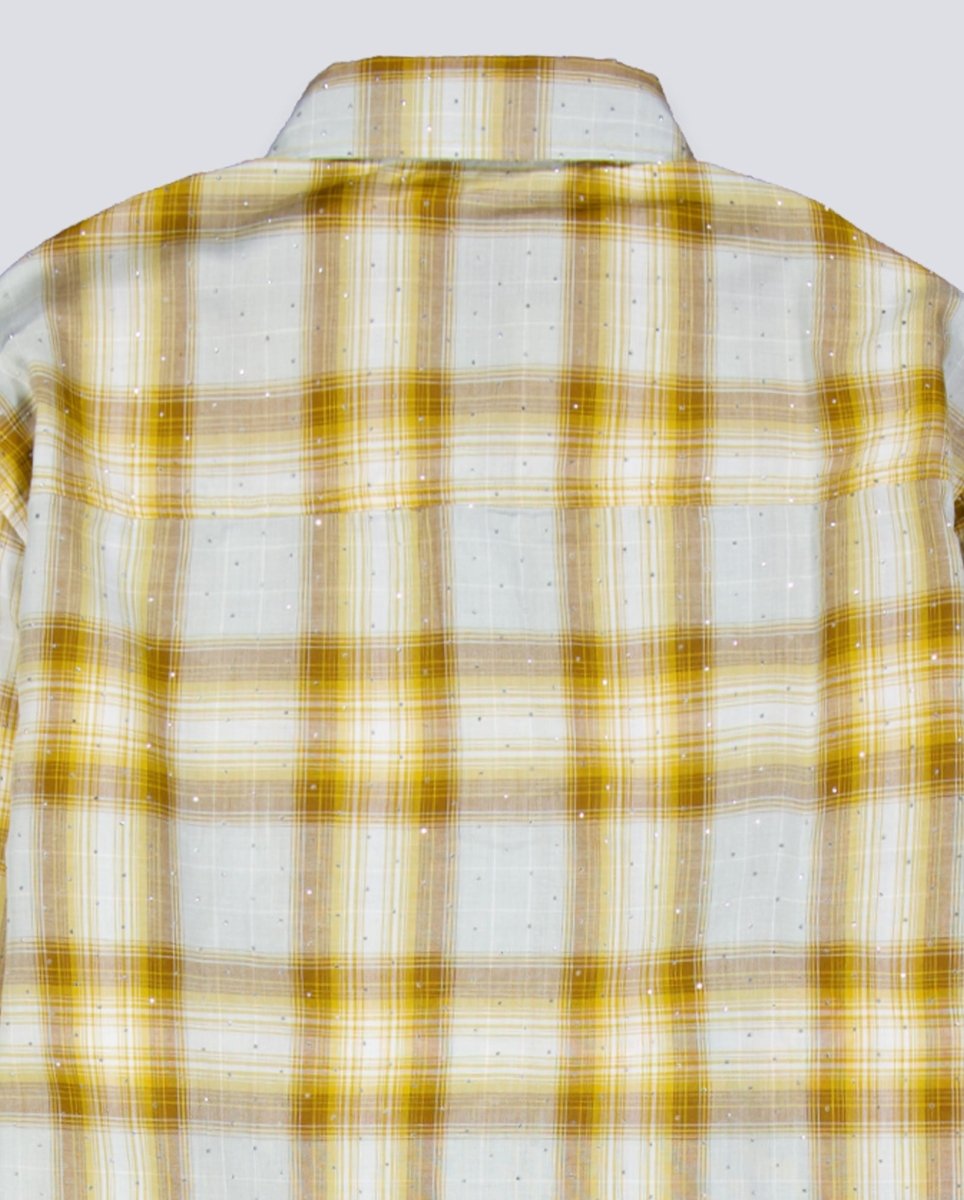 Camisa Pleasues Dizzle Button Up Dijon Amarilla Unisex