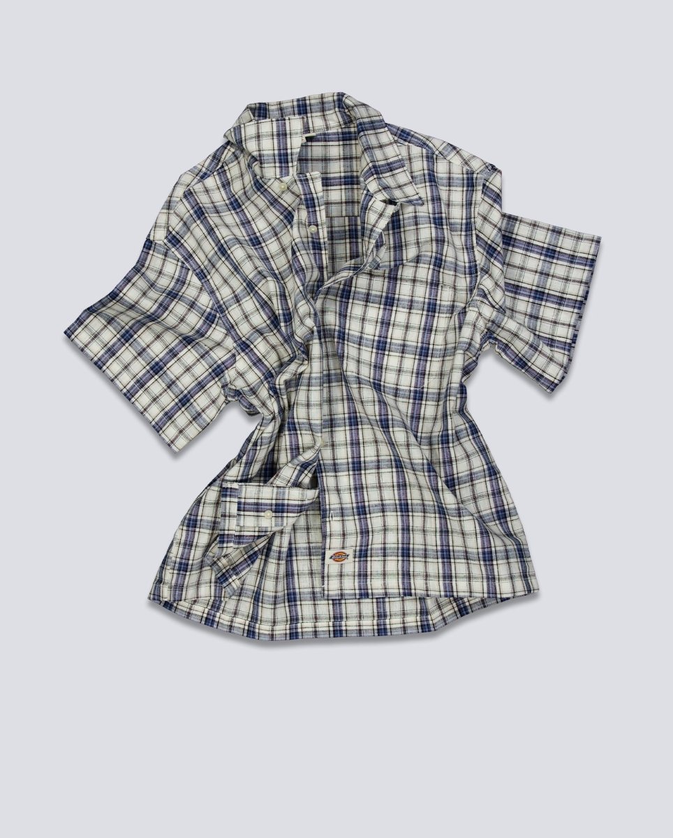 Camisa Dickies Springdale Azul y Verde Unisex