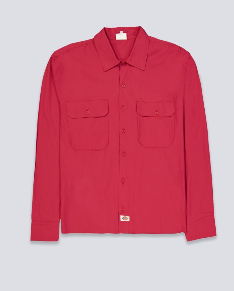 Camisa Dickies Supima Work Rojo Hombre