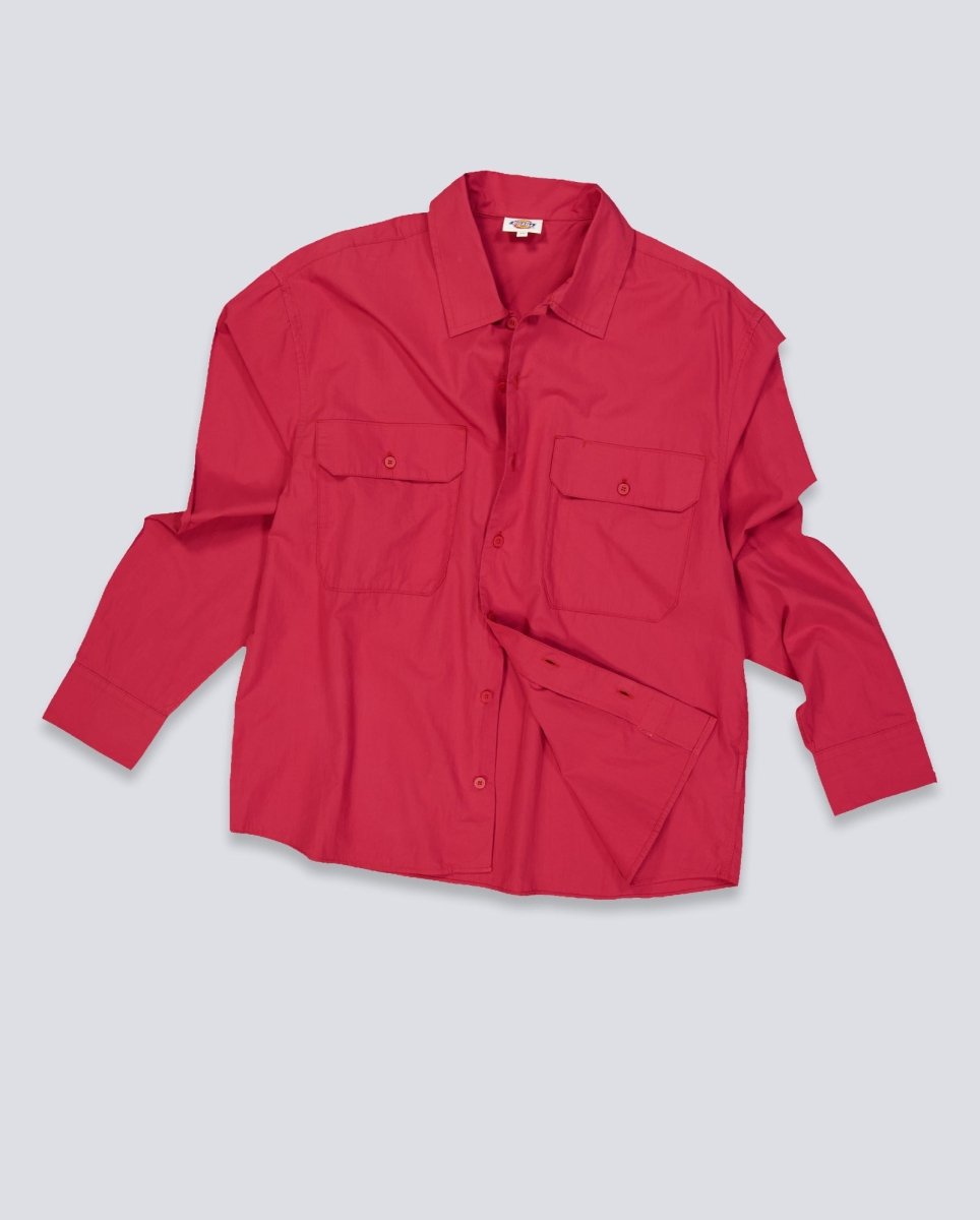 Camisa Dickies Supima Work Rojo Hombre