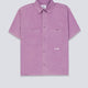 Camisa Butter Goods Contrast Stitch Morado Unisex