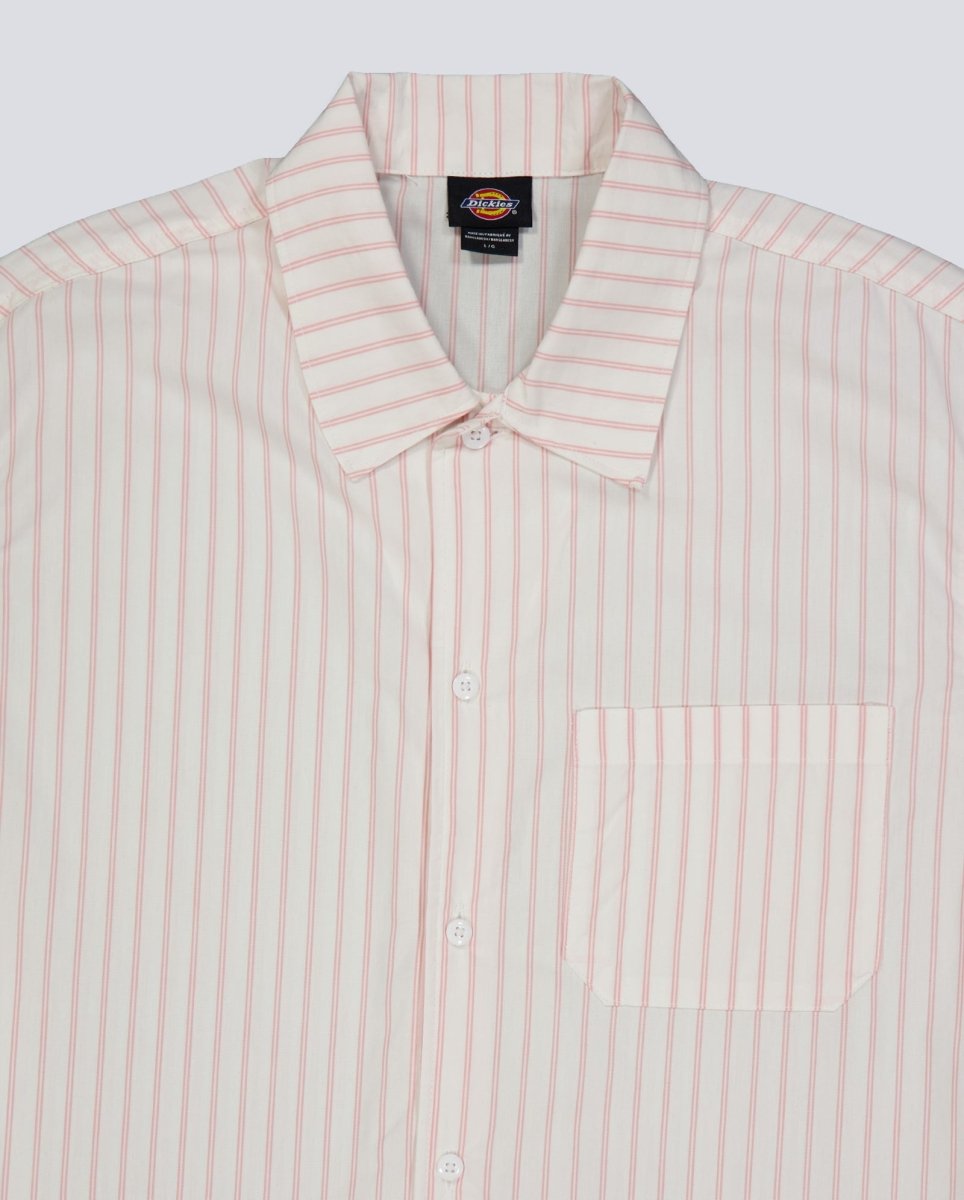 Camisa Dickies Venedocia Stripe Rosa Unisex