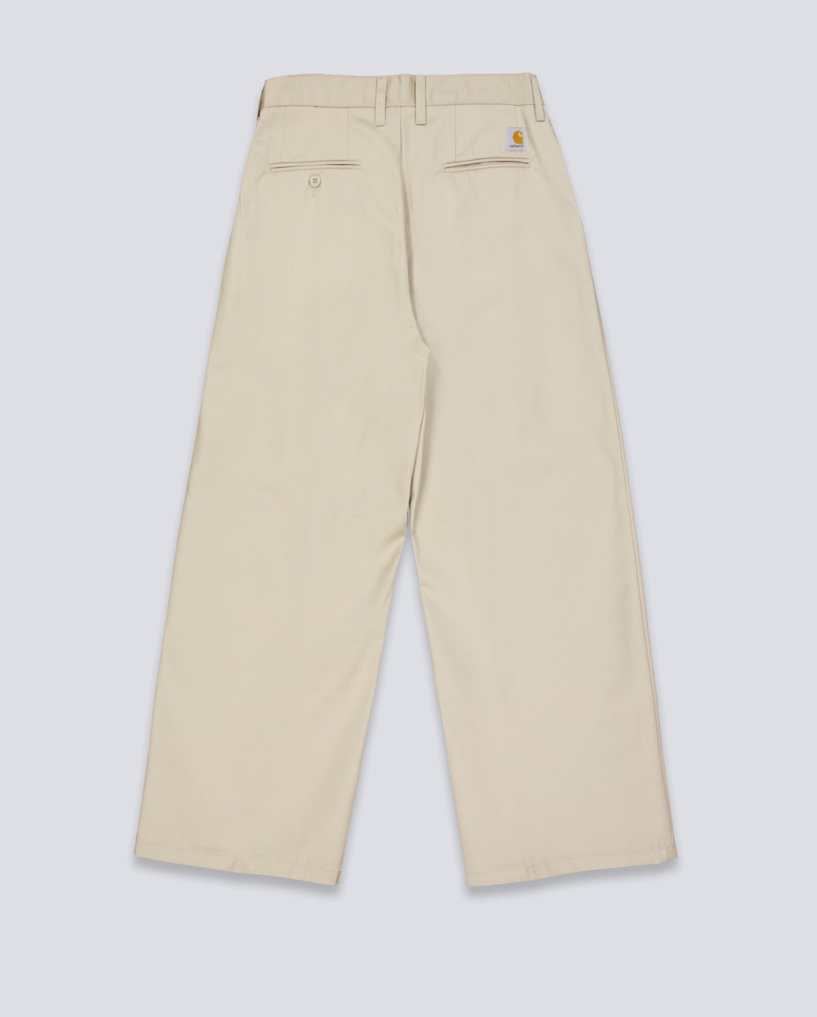 Pantalón Carhartt WIP Evan Pleated Beige Hombre
