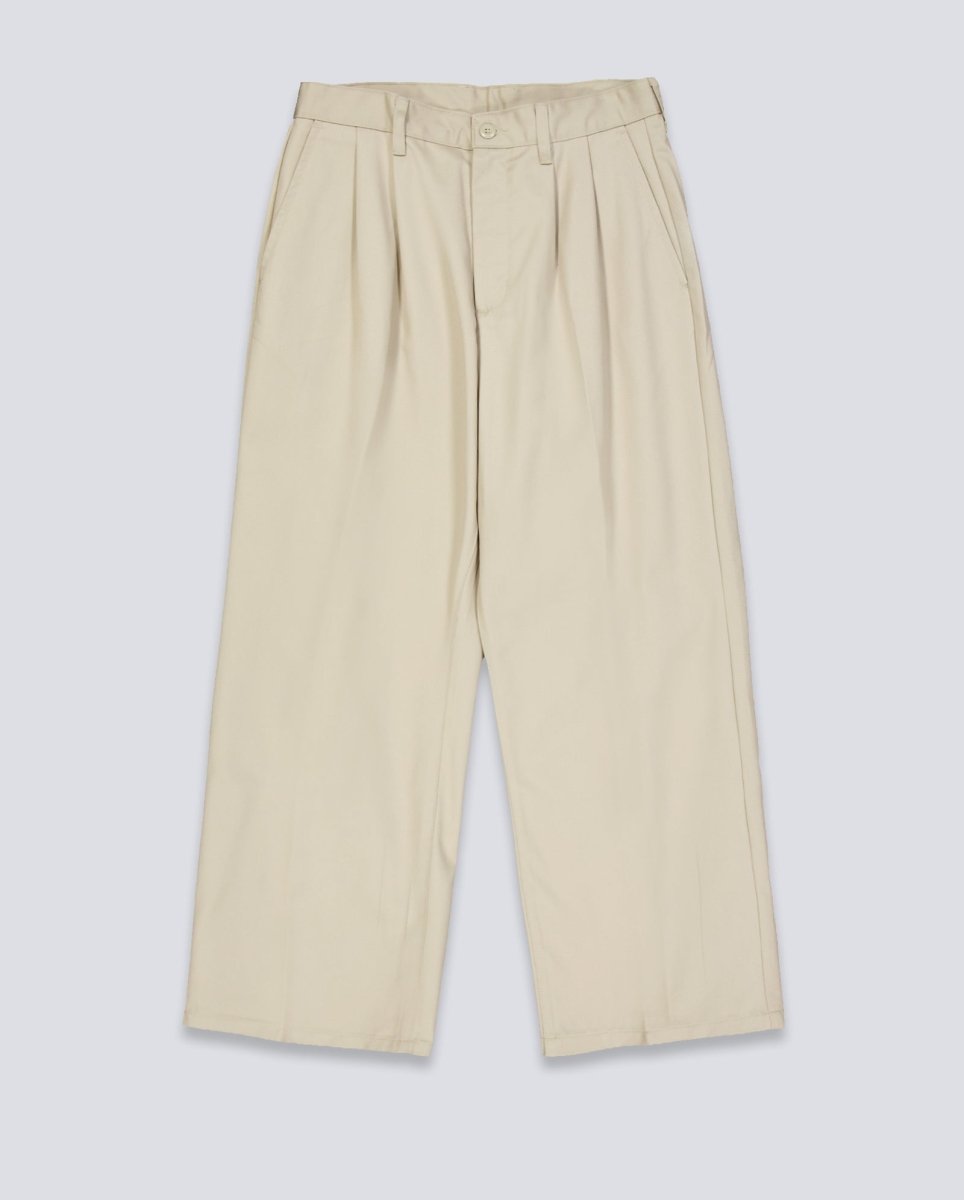 Pantalón Carhartt WIP Evan Pleated Beige Hombre