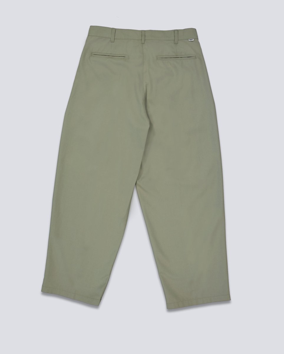 Pantalón Largo Plisado Obey Caqui Unisex 142020270-DSG