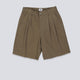 Pantalón Corto Obey Foster Pleated Verde Hombre