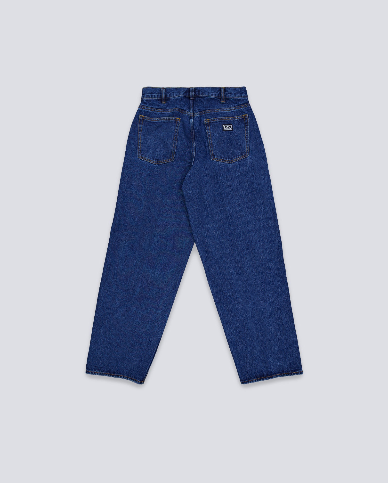 Pantalón Vaquero Obey Bigwig Baggy Azul Hombre