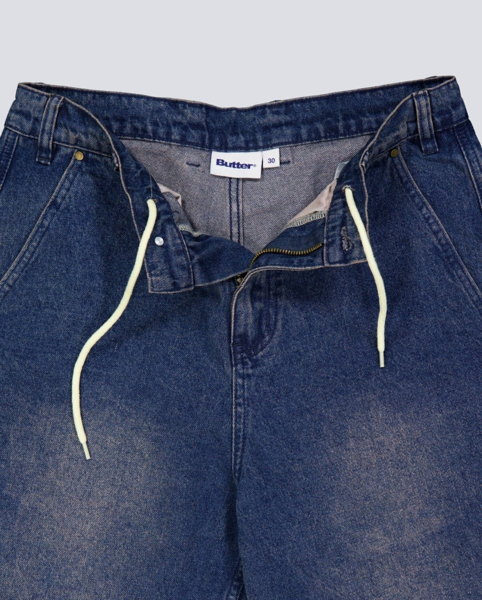 Pantalones Cortos Butter Goods Denim Azul Unisex