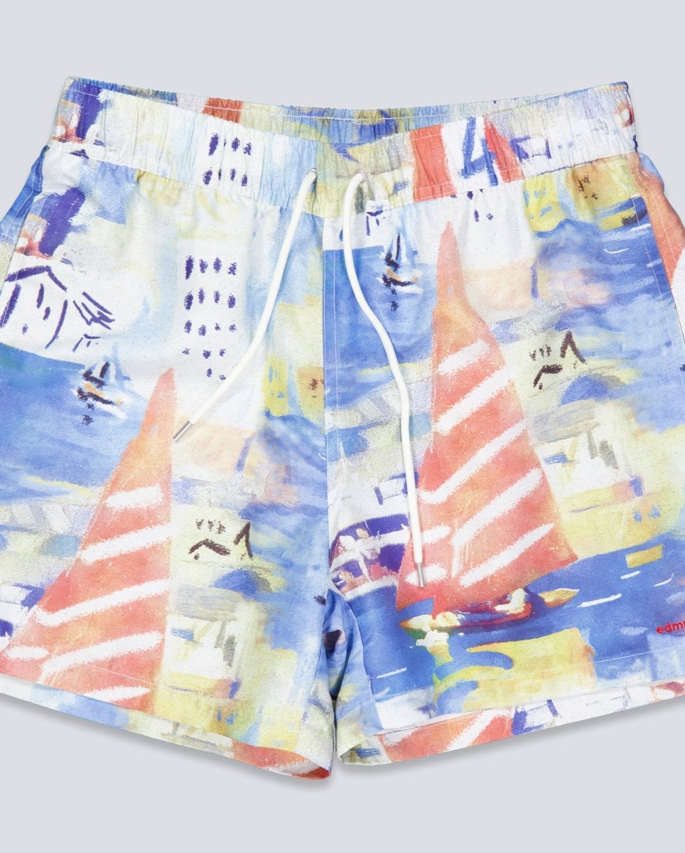Bañador Edmmond Studios Regata Rojo y Azul Hombre