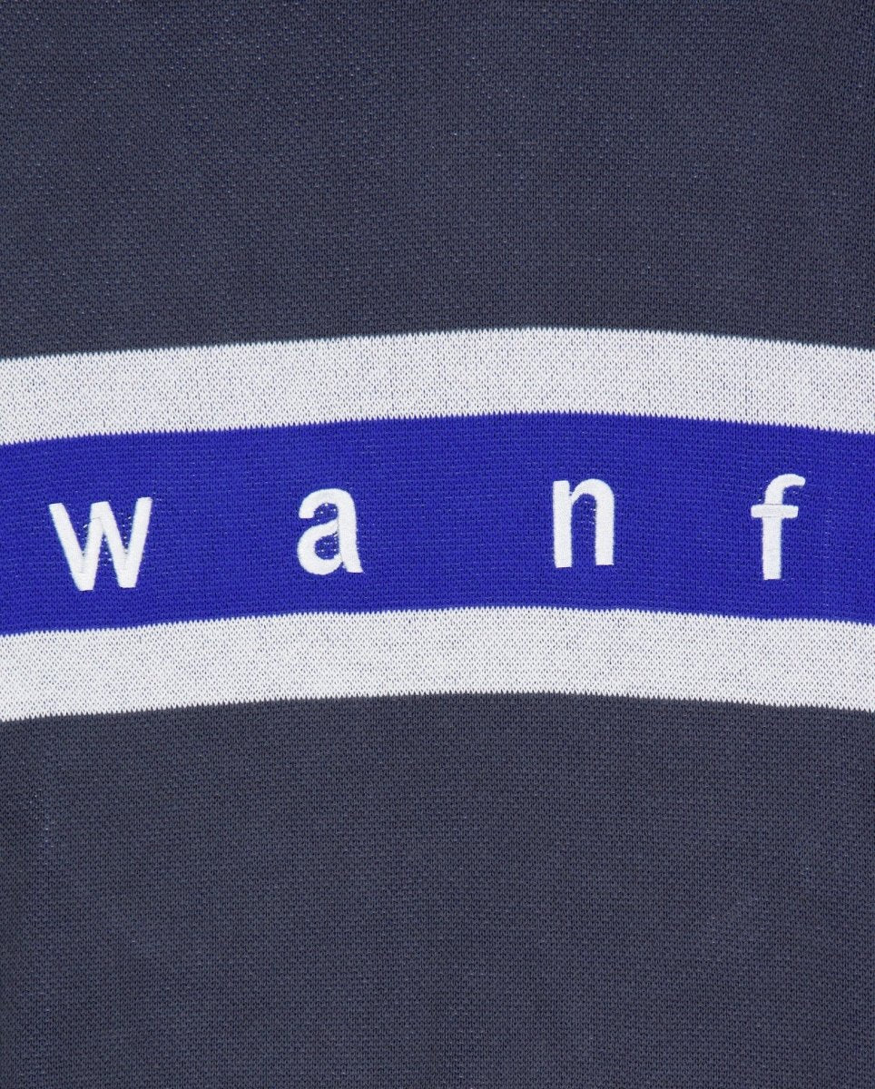 Jersey We Are Not Friends Stripes Gris Y Azul Unisex