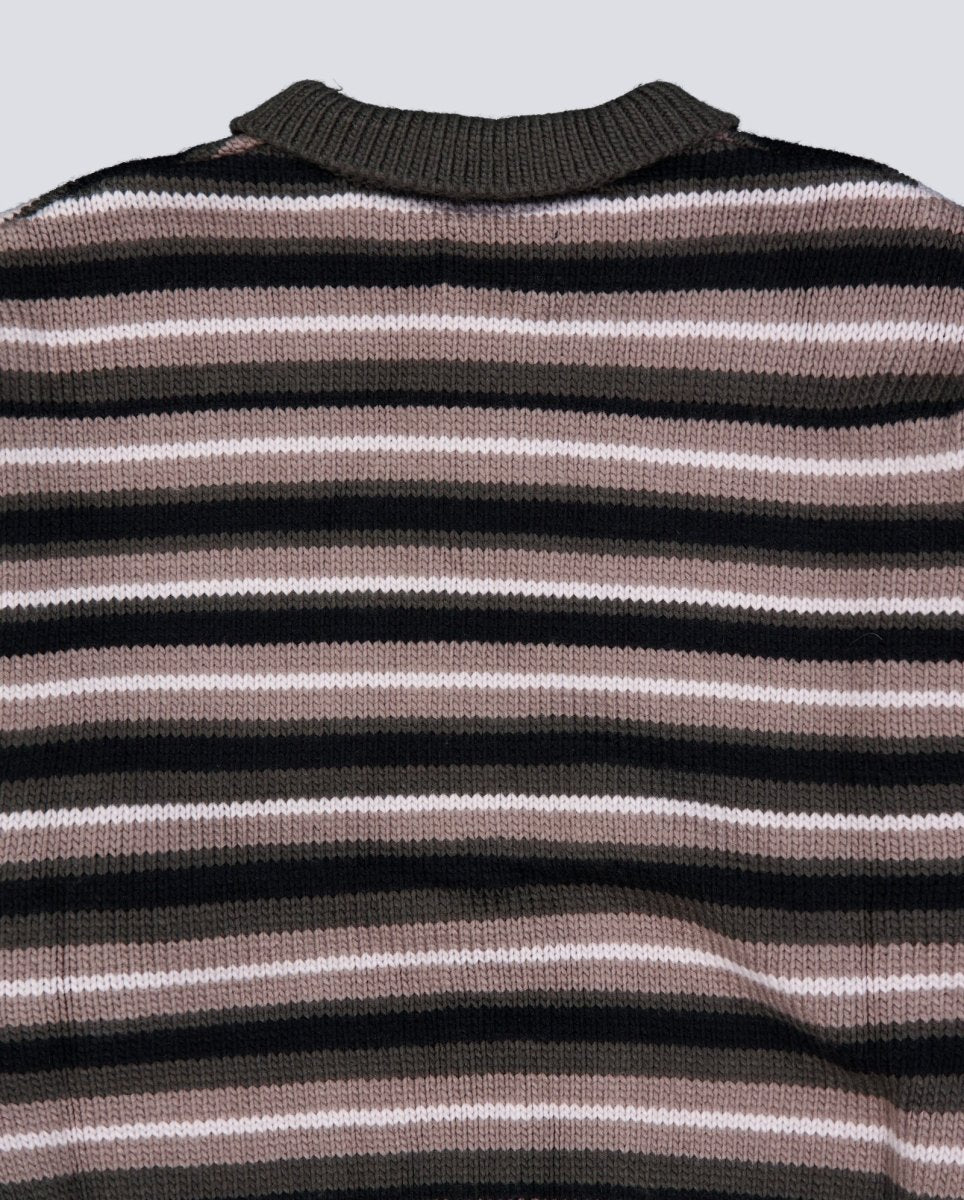 Jersey Butter Goods Ombre Stripe Knit Gris Unisex