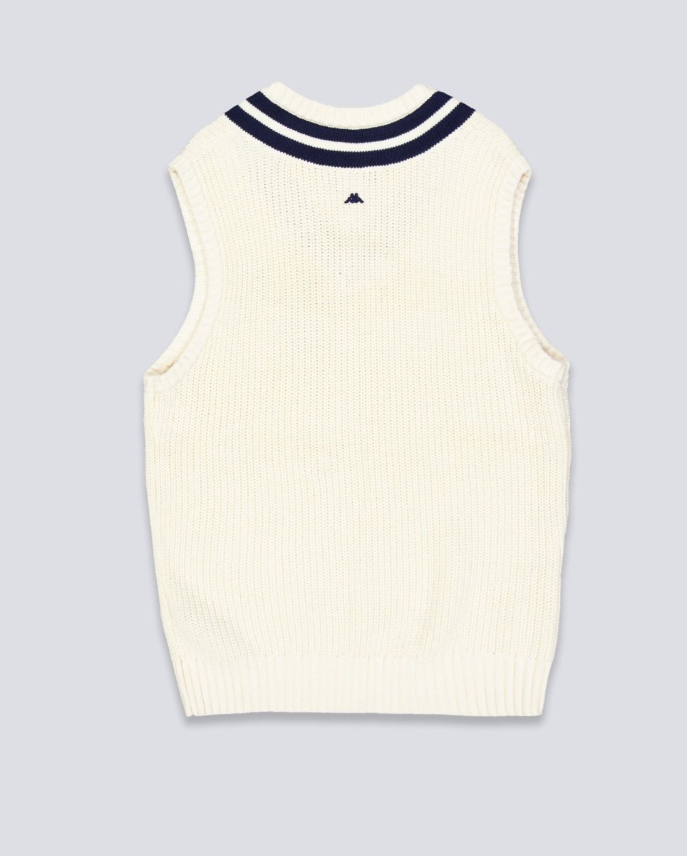 Chaleco Kappa Robe Giovani Atholl Blanco Azul Hombre