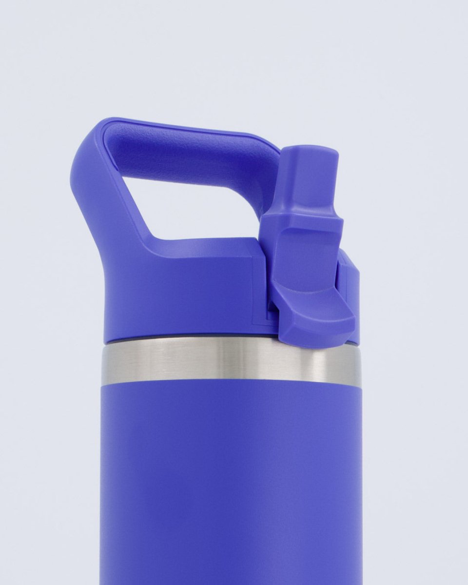 Botella Yeti Rambler Straw Morado 18 Oz