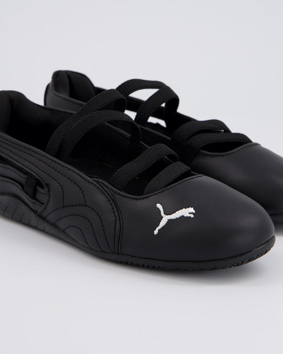 Bailarinas Speedcat Piel Negro Mujer