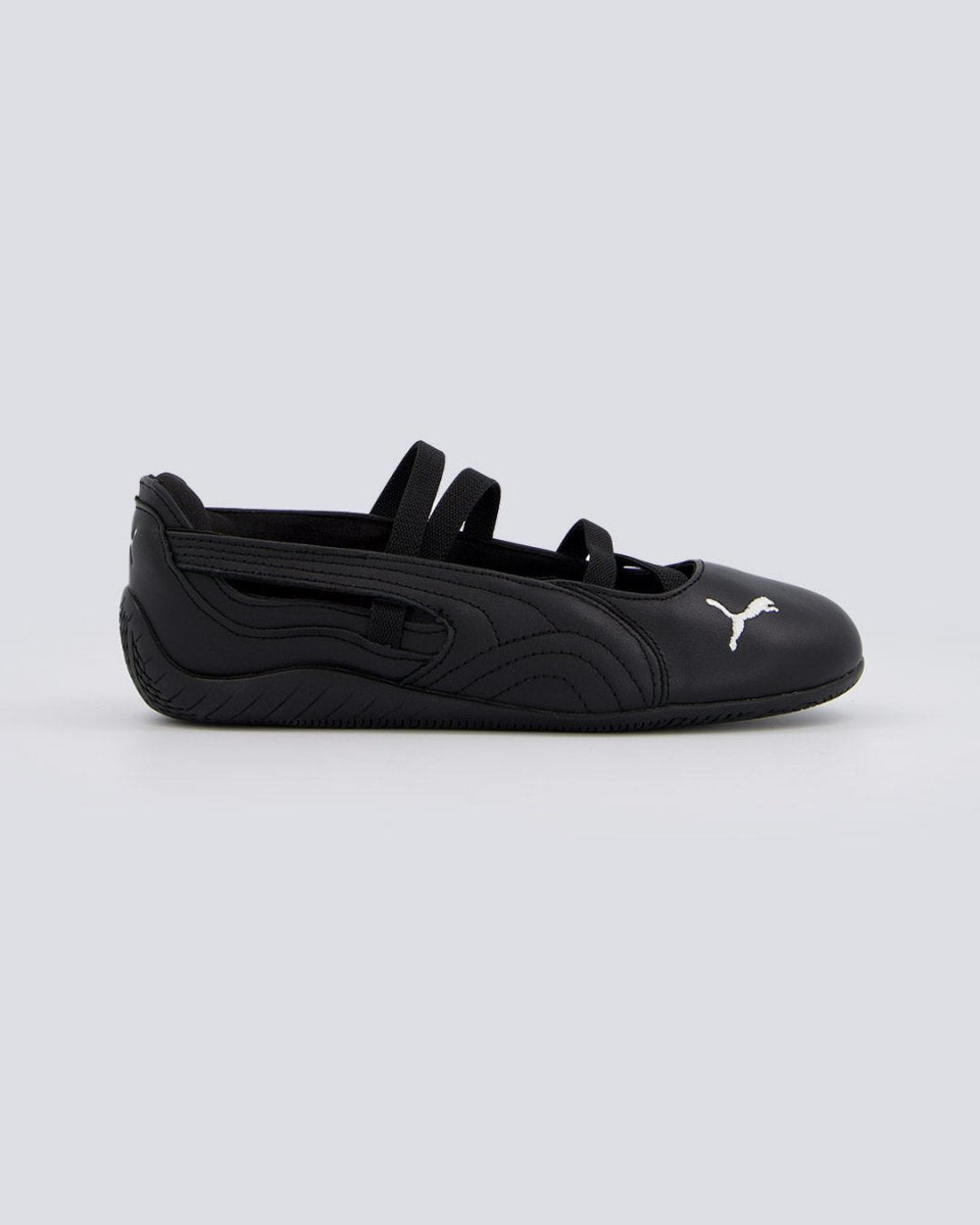 Bailarinas Speedcat Piel Negro Mujer