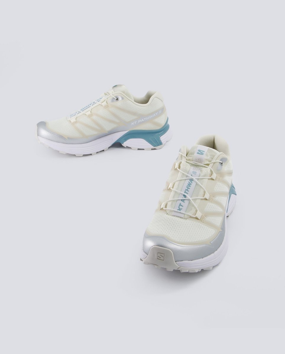 Salomon XT-Pathway 2 Beige Y Verde Mujer