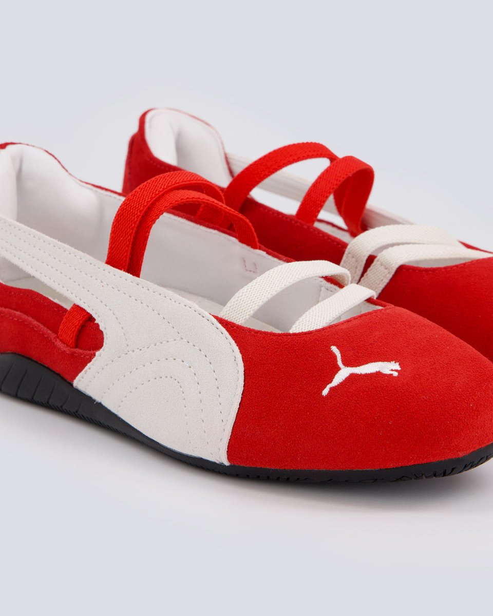 Bailarinas Speedcat Piel Rojo Mujer