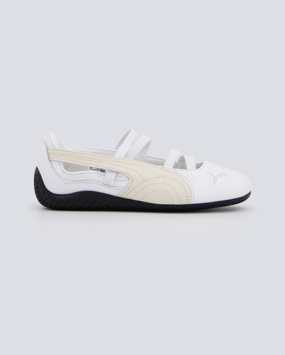 Bailarinas Speedcat Piel Blanco Mujer