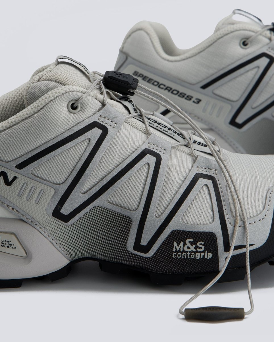 Salomon Speedcross 3 Blanco Y Gris Mujer
